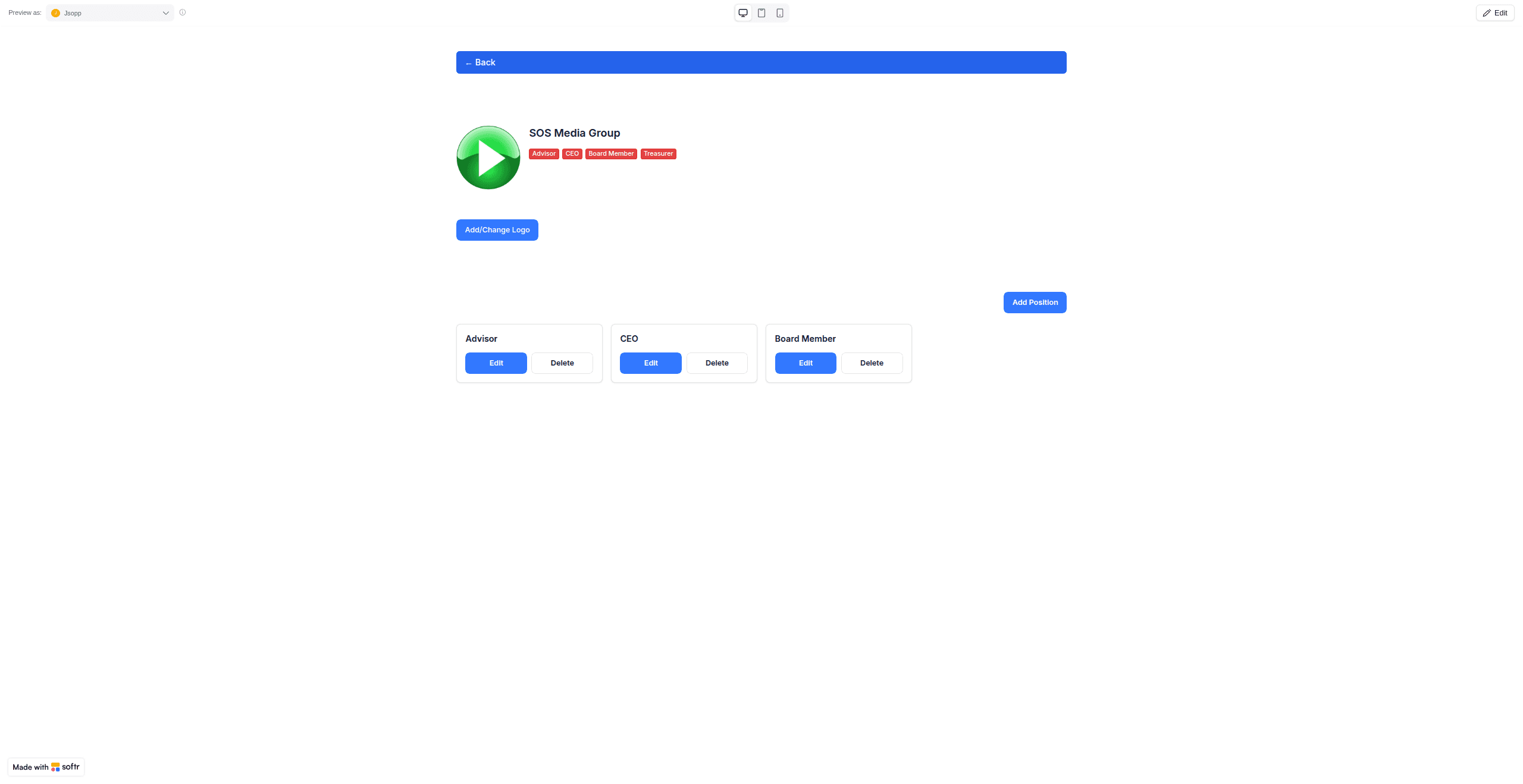 The Board Matrix — live portal at boardmatrixscore.com showing candidate ranking